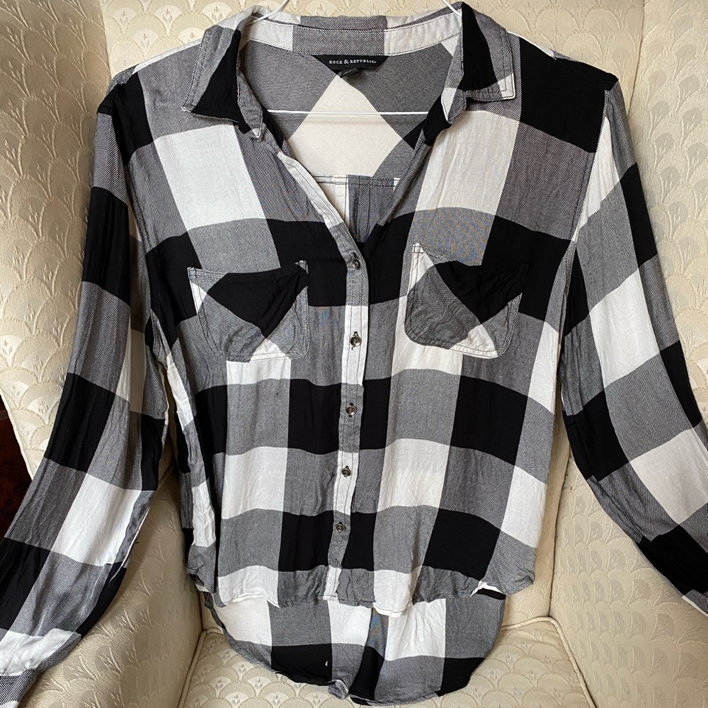 Rock & Republic Button-Up Soft Shirt